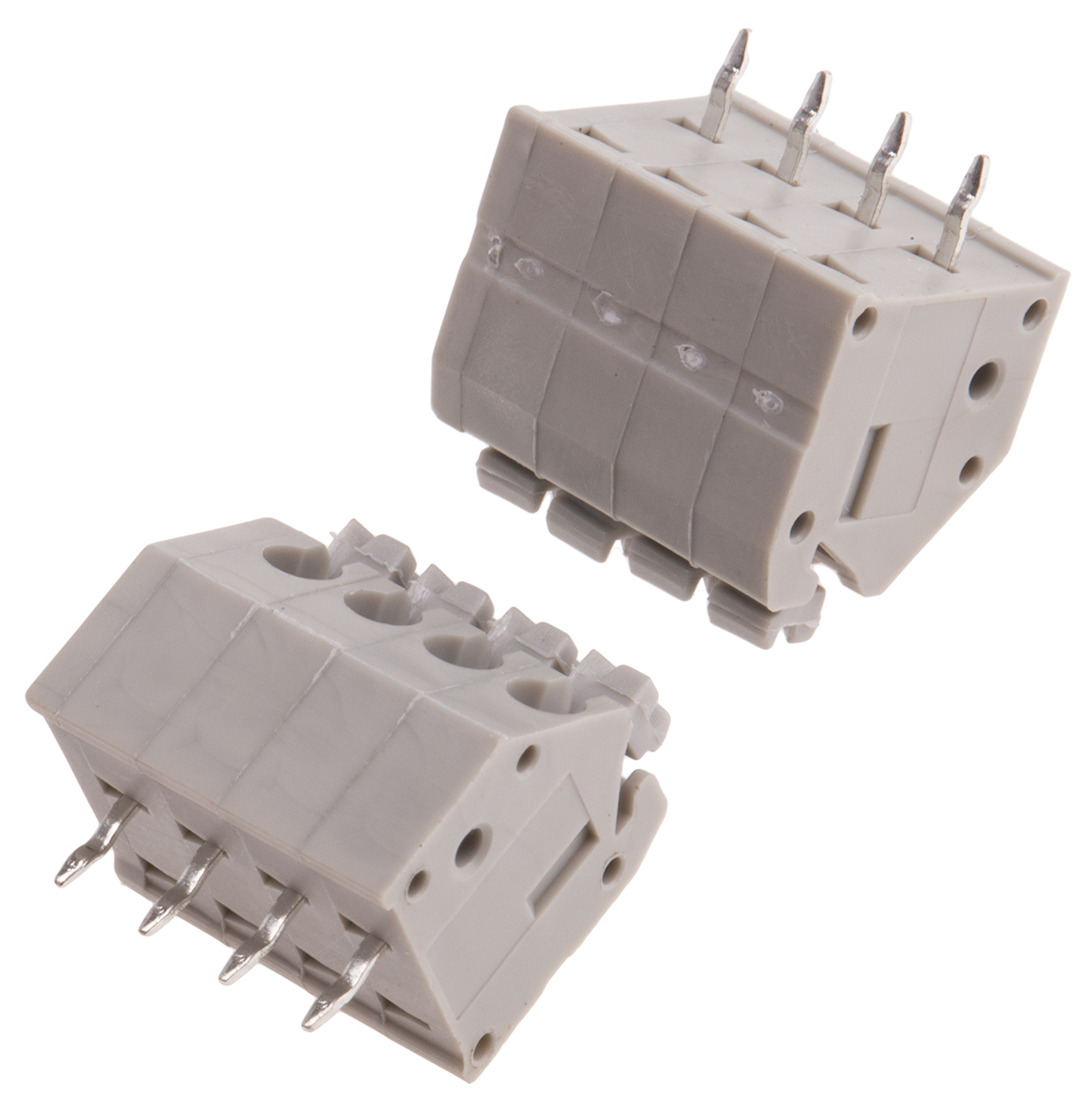 RS PRO PCB Terminal Block, 4-Contact, 3.5mm Pitch, Through Hole Mount, 1-Row, Screw Termination