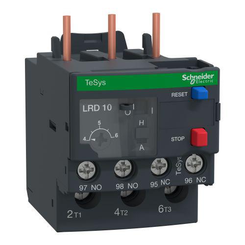 Schneider Electric Thermal Overload Relay 1 NO + 1 NC, 4 → 6 A F.L.C, 5 A Contact Rating, TeSys