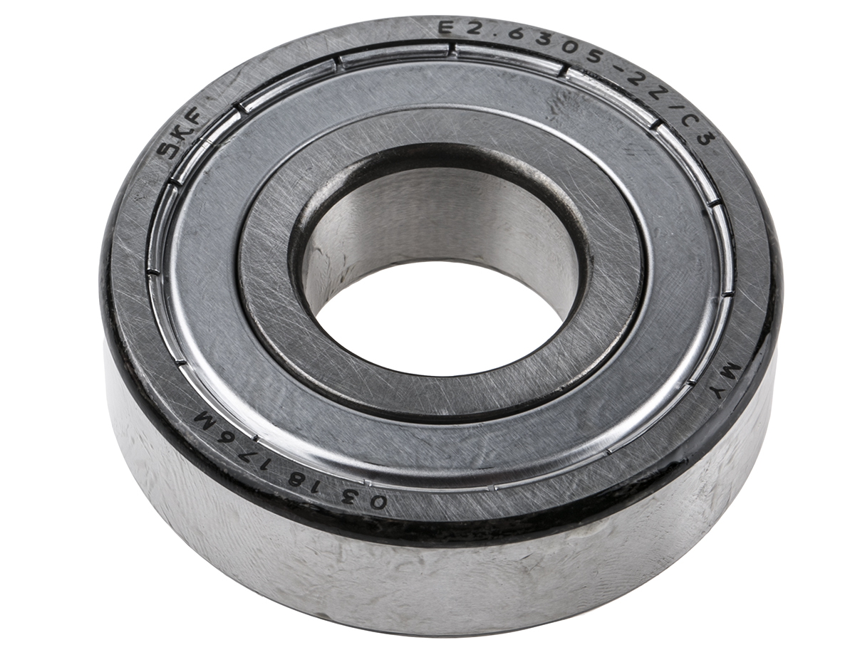 SKF E2.6305-2Z/C3 1 Row Ball Bearing - 25 mm ID, 62 mm OD