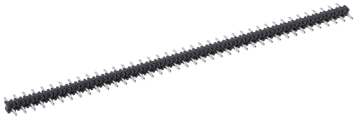Stelvio Kontek 471 Series Straight Through Hole Pin Header, 40 Contact(s), 2.54 mm Pitch, 1 Row, Unshrouded