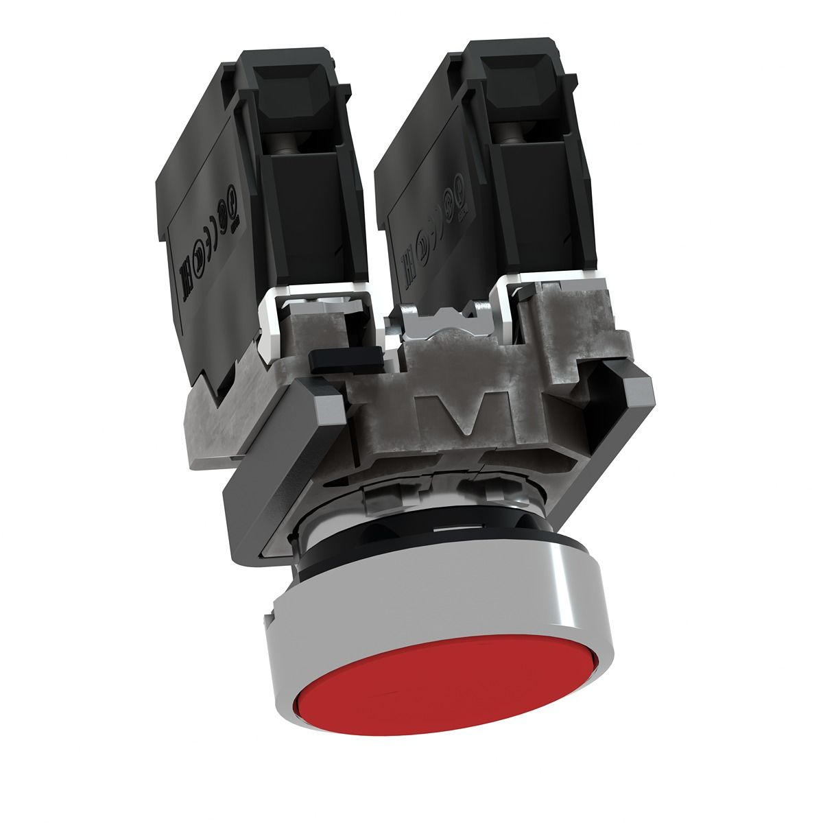 Schneider Electric Harmony XB4 Series, Spring Return, Emergency Stop Push Button Head 22.5mm Diameter