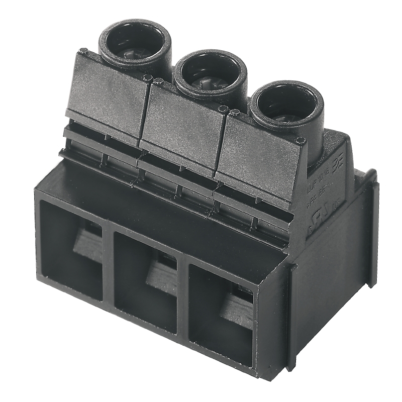 Weidmuller LUP Series PCB Terminal Block, 4-Contact, 10.16mm Pitch, PCB Mount, 1-Row