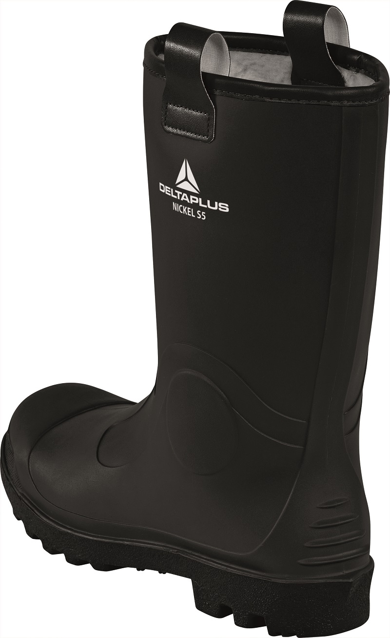 Delta Plus NICKEL S5 CI SRC Black, White Steel Toe Capped Men's Safety Boots, UK 9, EU 43