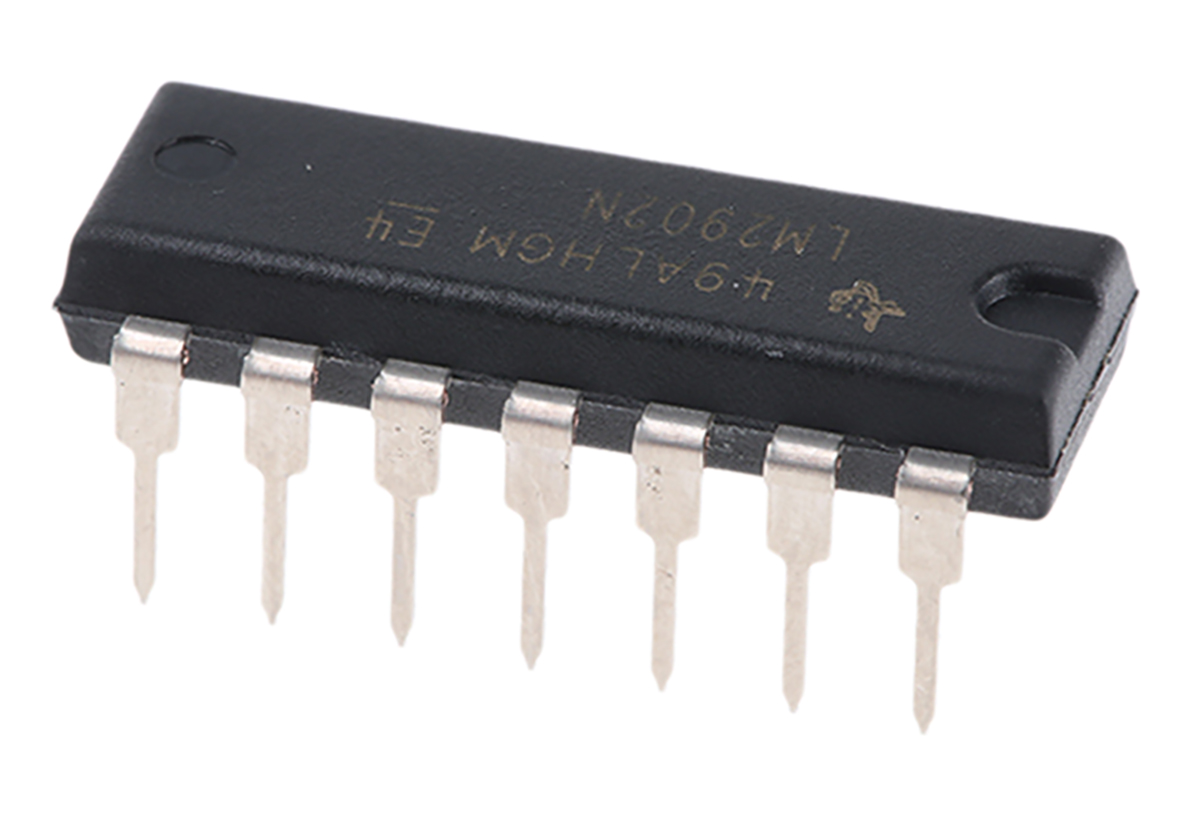 Texas Instruments, Operational Amplifier, 1.2 MHz, 14-Pin 26 V PDIP