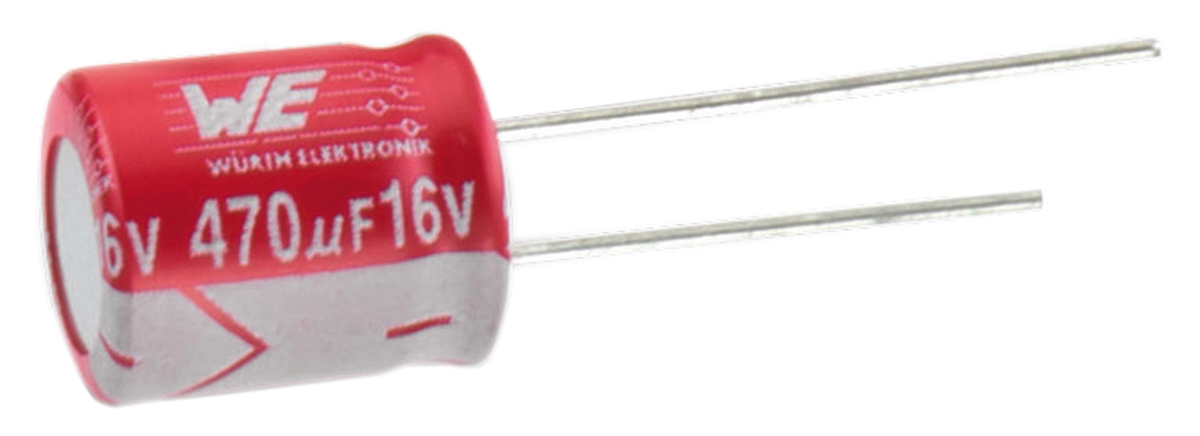 Wurth Elektronik 33μF Through Hole Polymer Capacitor, 35V dc