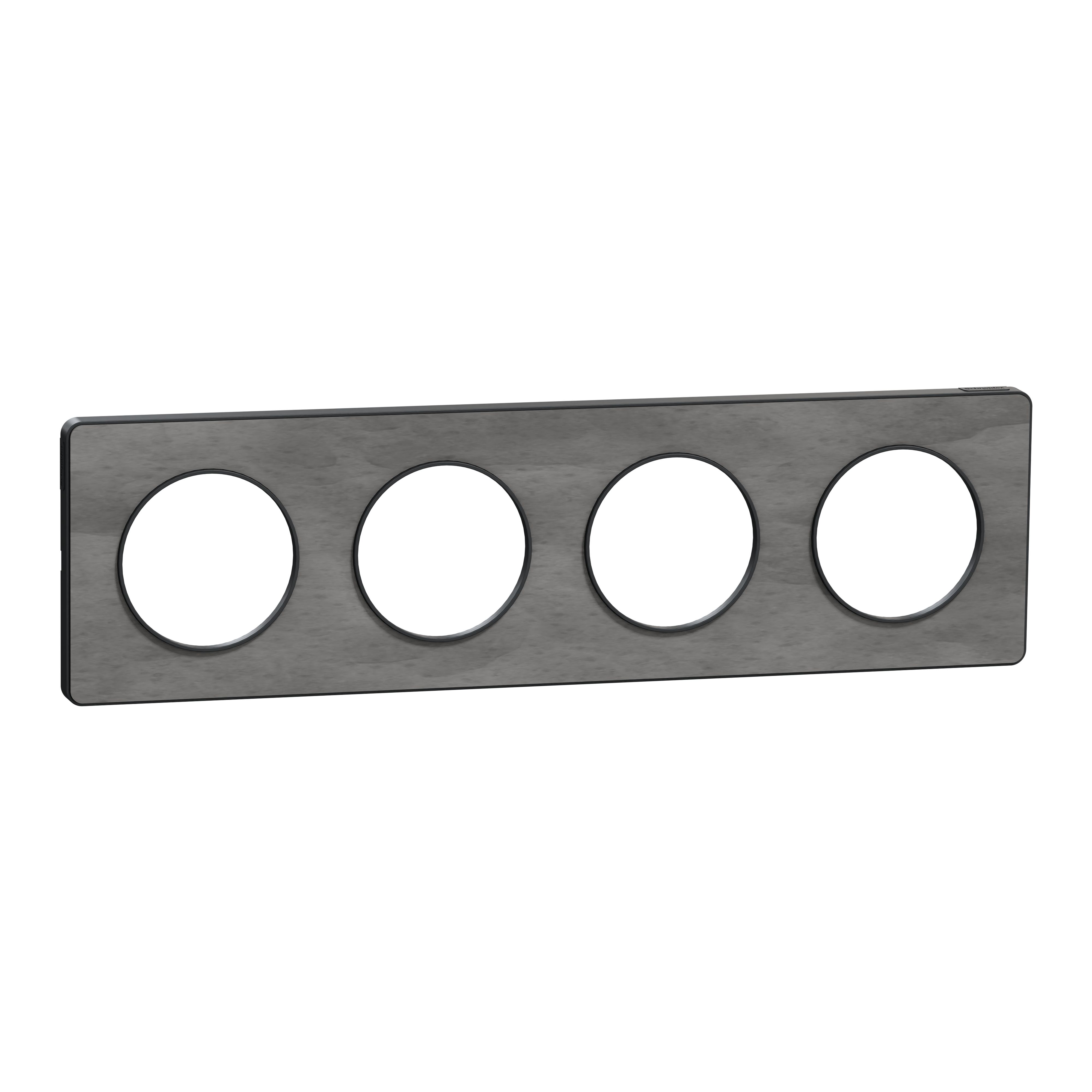 Schneider Electric Grey, 4 Gang, Odace