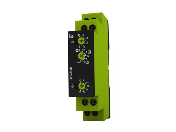 Enya Series DIN Rail Mount Timer Relay, 24 → 240V ac/dc, 2-Contact, 100h, 7-Function, SPDT, SPST