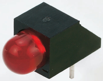 Kingbright L-73CB/1IDA, Red Right Angle PCB LED Indicator, Through Hole 2.5 V