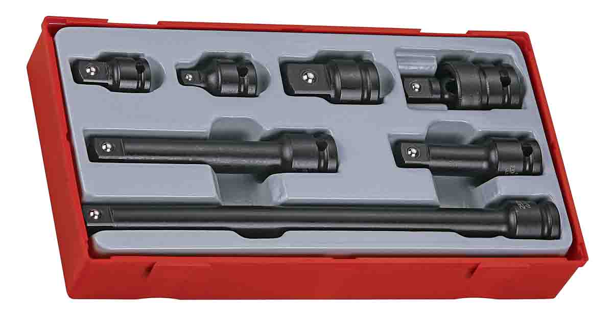 Teng Tools 1/2 in Square Socket Adapter Set, 50.0 mm Overall