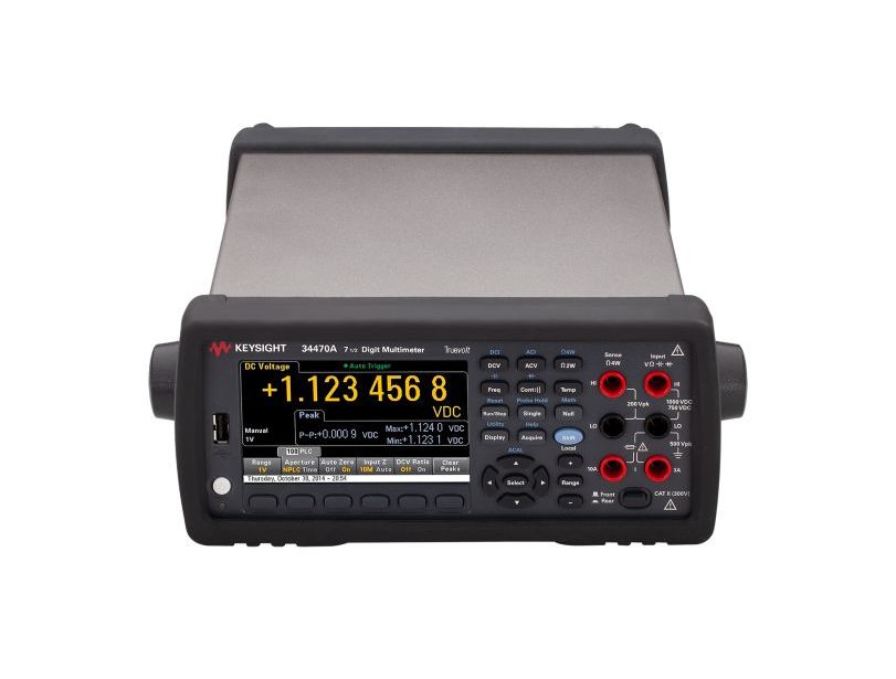 Keysight Technologies 34470A Bench Digital Multimeter, True RMS, 10A ac Max, 10A dc Max, 1000V ac Max