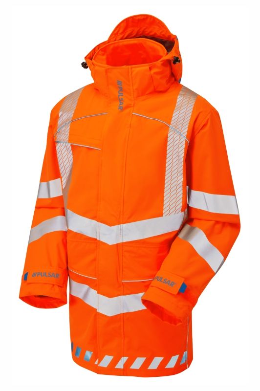PULSAR Men Hi Vis Softshell Jacket, XXL