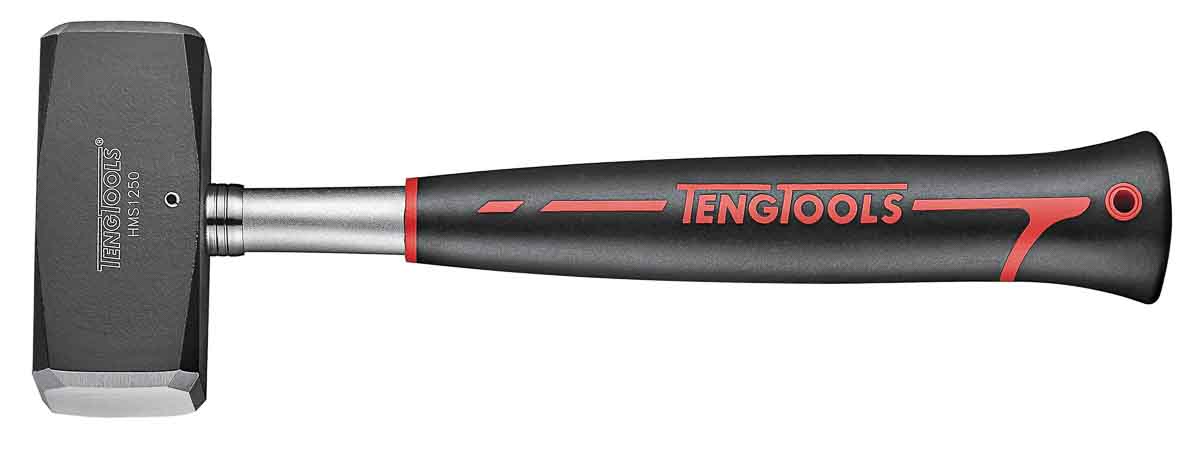 Teng Tools Medium Carbon Steel Lump Hammer with Steel Handle, 1.6kg