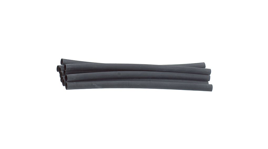 DSG-Canusa Heat Shrink Tubing, Black 1/4in Sleeve Dia. x 1.22m Length 2:1 Ratio, DERAY-H Series