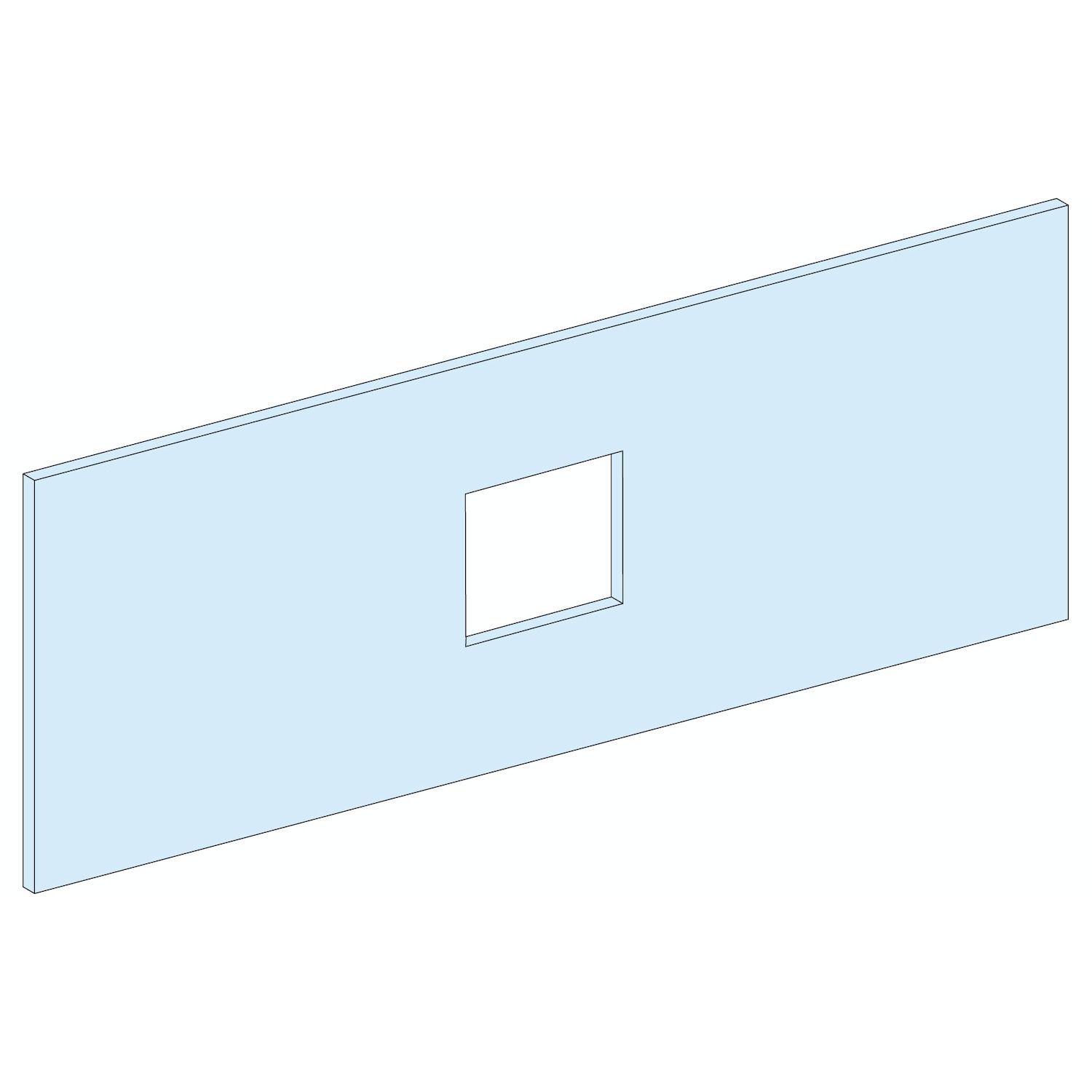 Schneider Electric PrismaSeT P Series Steel Front Plate for Use with PrismaSeT PrismaSeT P Cubicle, 500 x 300mm