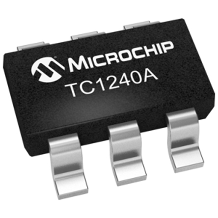 Microchip TC1240AECHTR, 5-Channel Charge Pump, Regulator, 50 mA, 11.6 V 125 kHz, SOT-23 6-Pin
