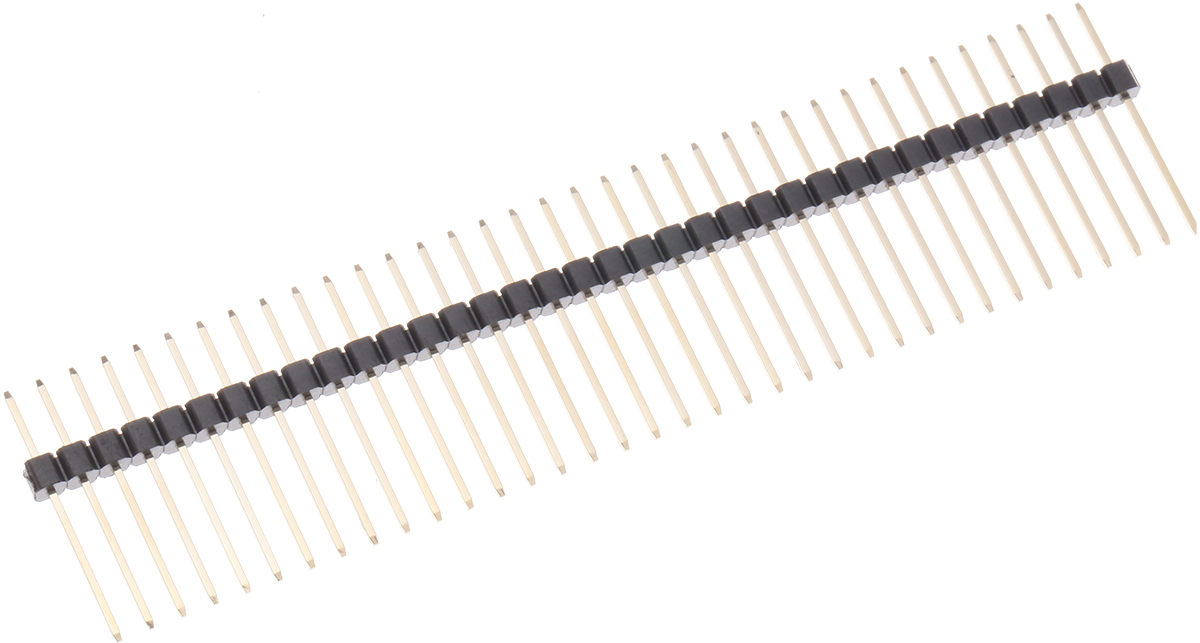 ASSMANN WSW AW140 Series Straight Through Hole Pin Header, 36 Contact(s), 2.54 mm Pitch, 1 Row, Unshrouded