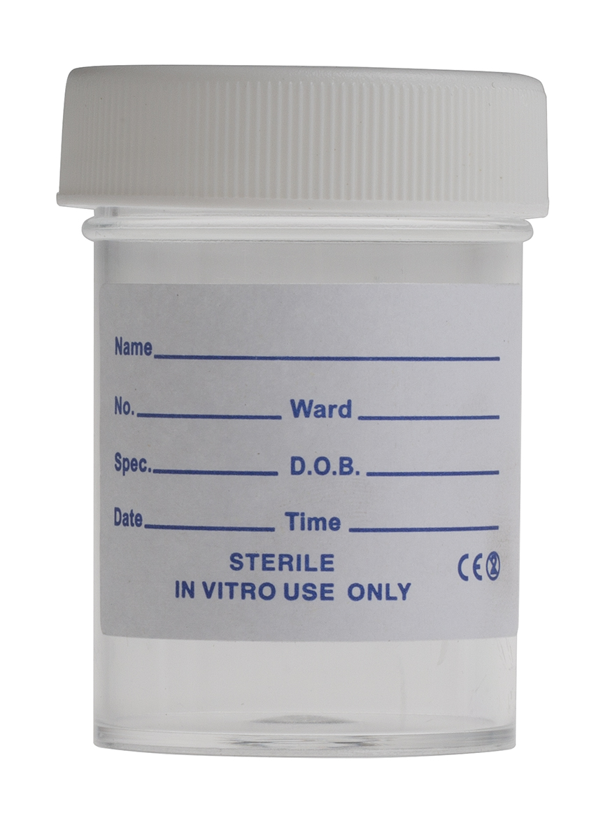 RS PRO 60ml PP Wide Neck Storage Bottle