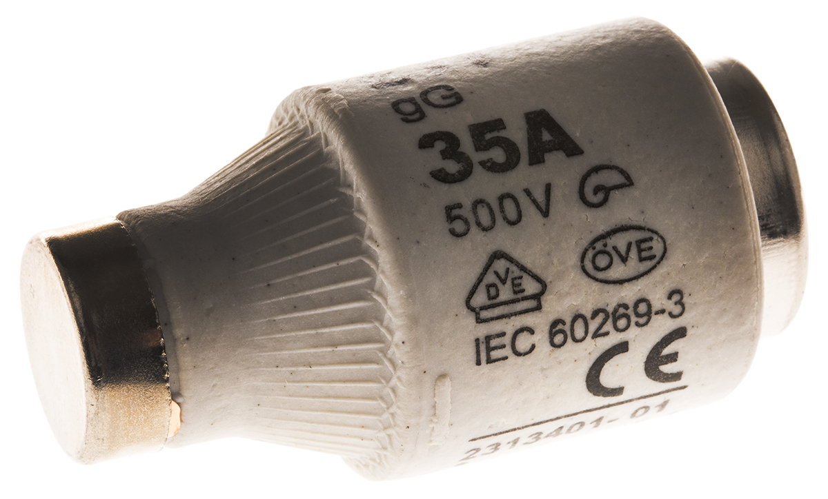 ETI 35A DIII Diazed Fuse, E33 Thread Size, gG - gL, 500V ac