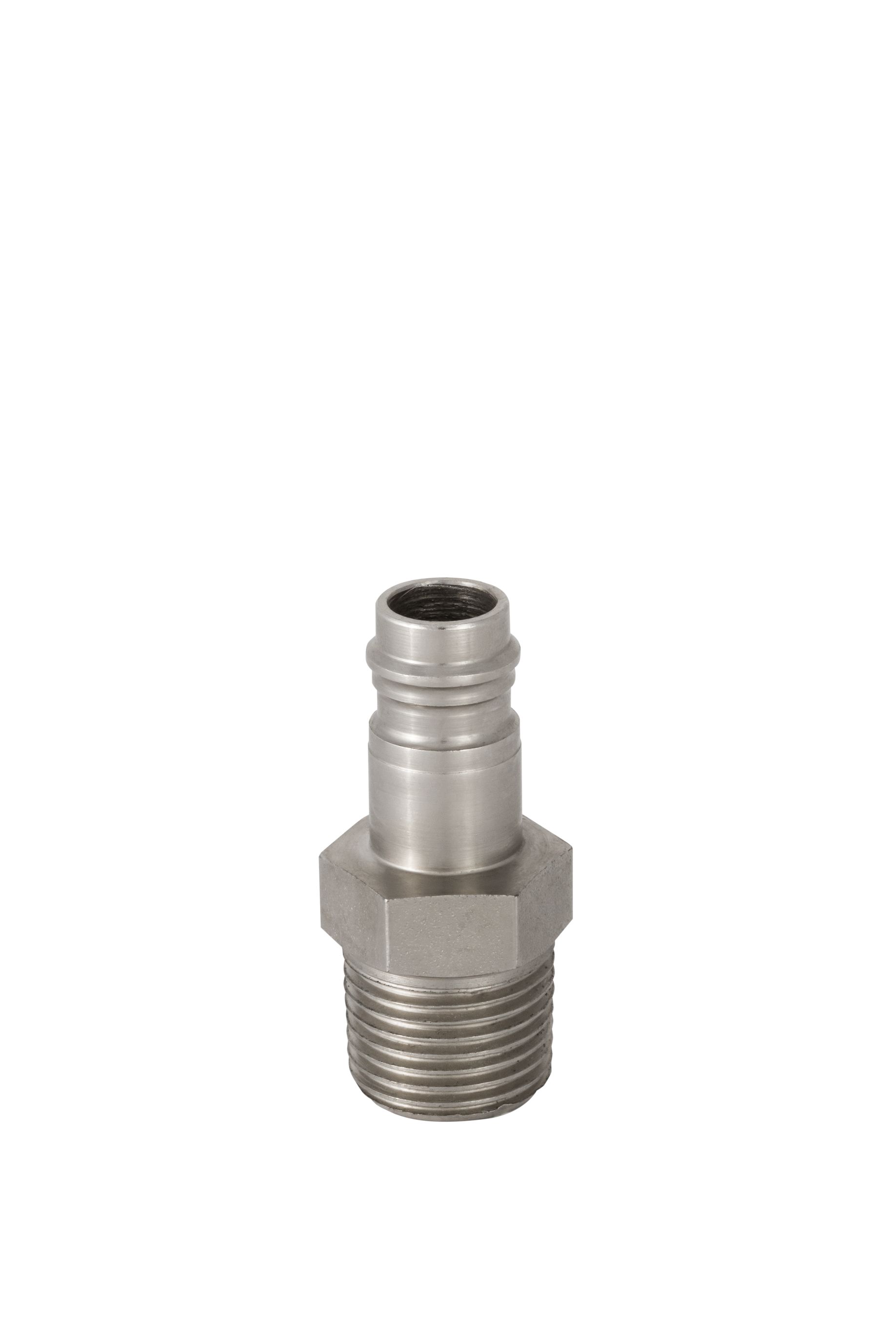 RS PRO Brass, Steel Male Pneumatic Quick Connect Coupling, BSPT 1/8 Male Threaded