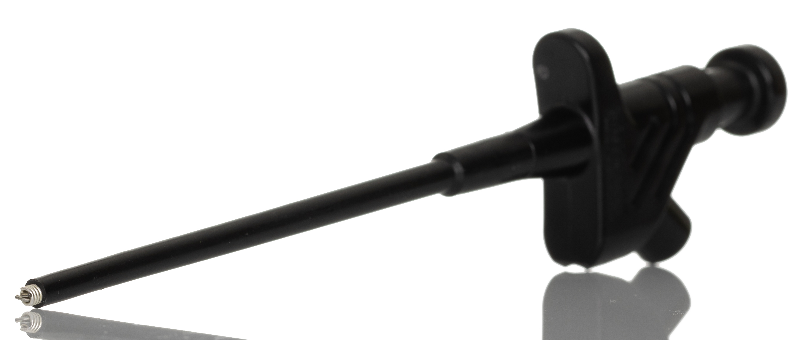 Hirschmann Test & Measurement Black Grabber Clip with Pincers, 4A, 60V dc, 4mm Socket