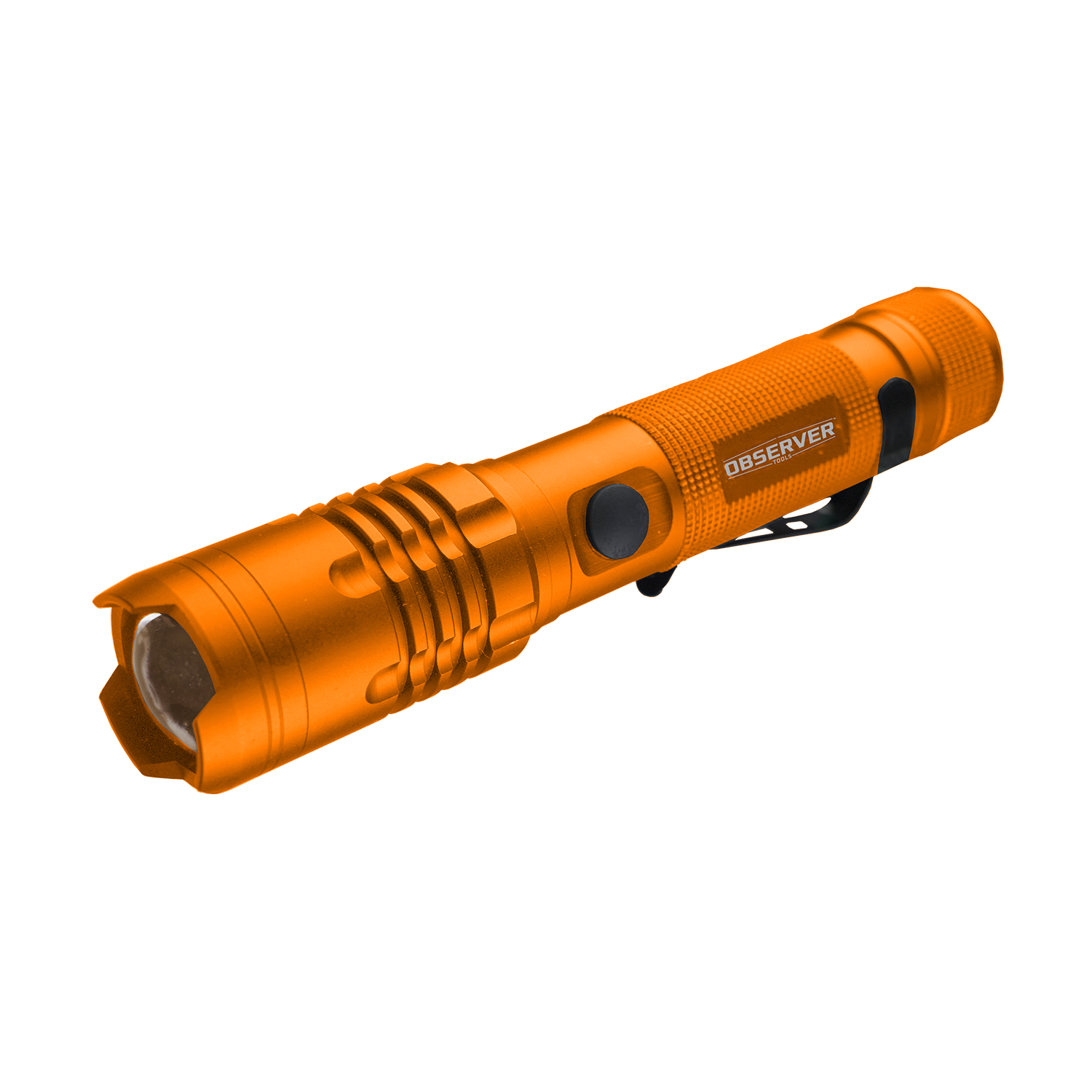 Observer Tools LED Torch Orange - Rechargeable 1200 lm, 174 mm