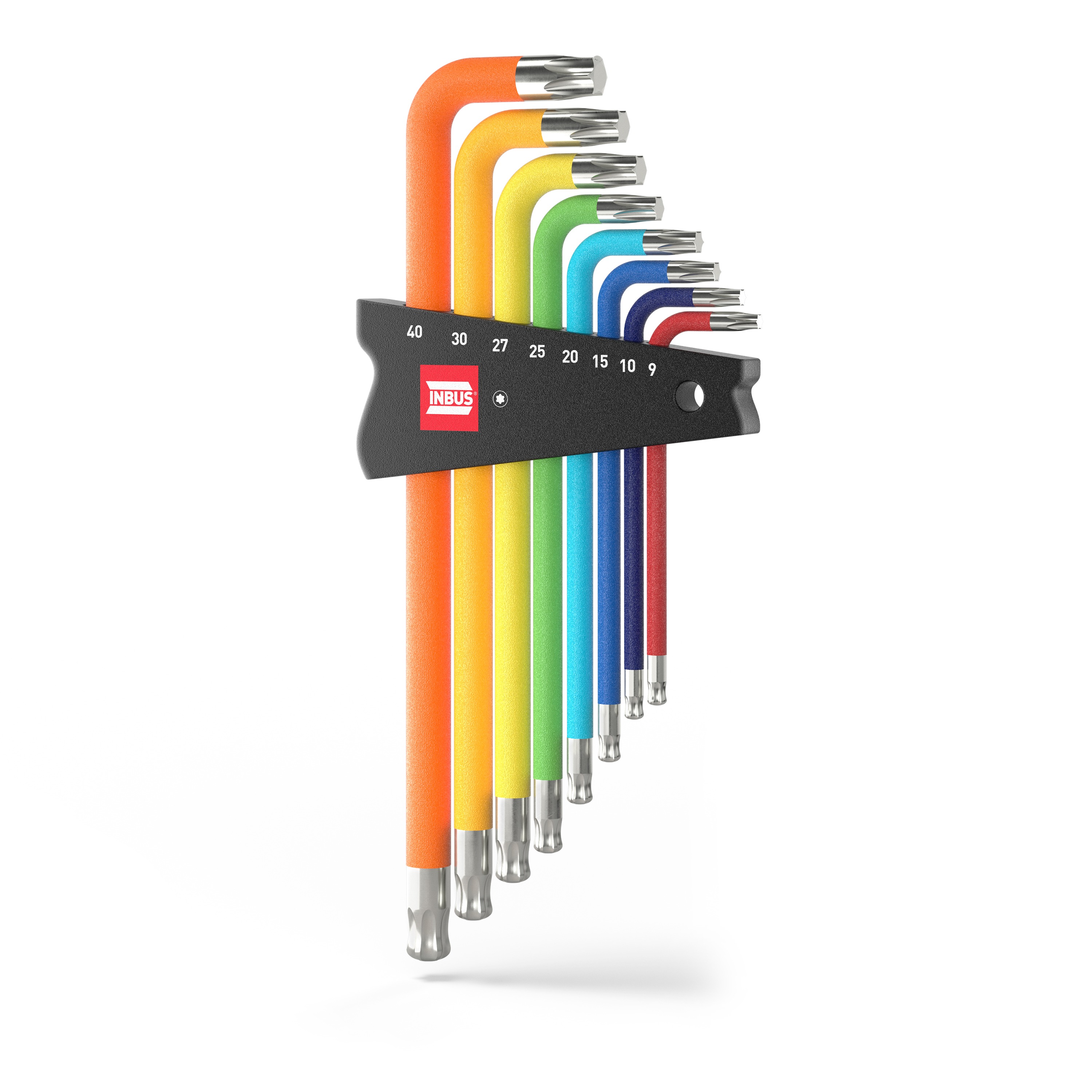 INBUS 8-Piece Torx Key Set, T-handle Shape