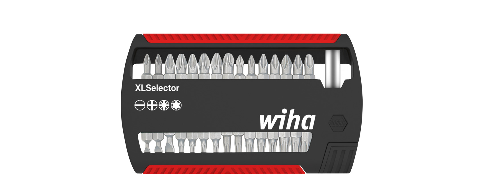 Wiha Bit Set 31 Pieces, Phillips, Pozidriv, Slotted, Torx