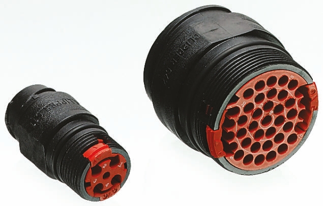 Souriau Sunbank by Eaton Circular Connector, 9 Contacts, In-Line, Standard Connector, Plug, Male, IP68, Clipper Series