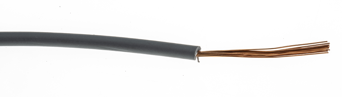 Lapp ÖLFLEX® H05Z-K 90° Series Grey 0.52 mm² Hook Up Wire, 20 AWG, 100m, 4725061