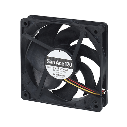 Sanyo Denki Axial Fan, 24 V dc, DC Operation, 2.64W, 110mA Max, 80 x 80 x 25mm