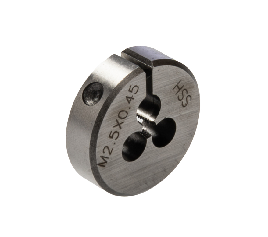 RS PRO Thread Die, M2.5 x 0.45mm Pitch, 13/16in od