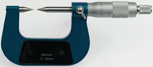 RS PRO External Micrometer, Range 0 mm →25 mm, With UKAS Calibration
