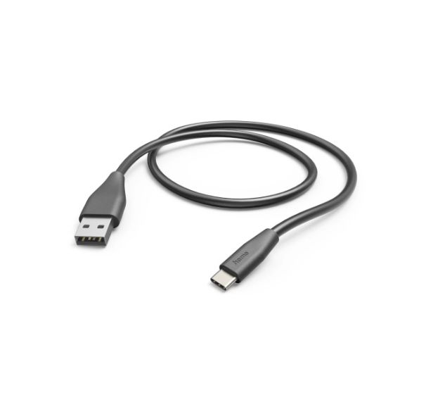 Hama USB 2.0, Male USB A to Male USB C, 480Mbps, 1.5m