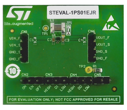 STMicroelectronics ST1PS01EJR 400 mA Nano-Quiescent Synchronous Step-Down Converter Step Down Converter for ST1PS01