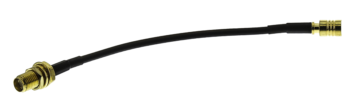 RF Solutions CBA Series Female SMA to Female SMB, 100 mm 50 Ω