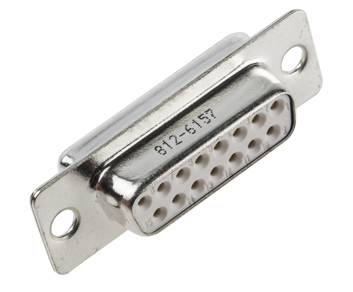 FCT from Molex F 15 Way Panel Mount D-sub Connector Socket