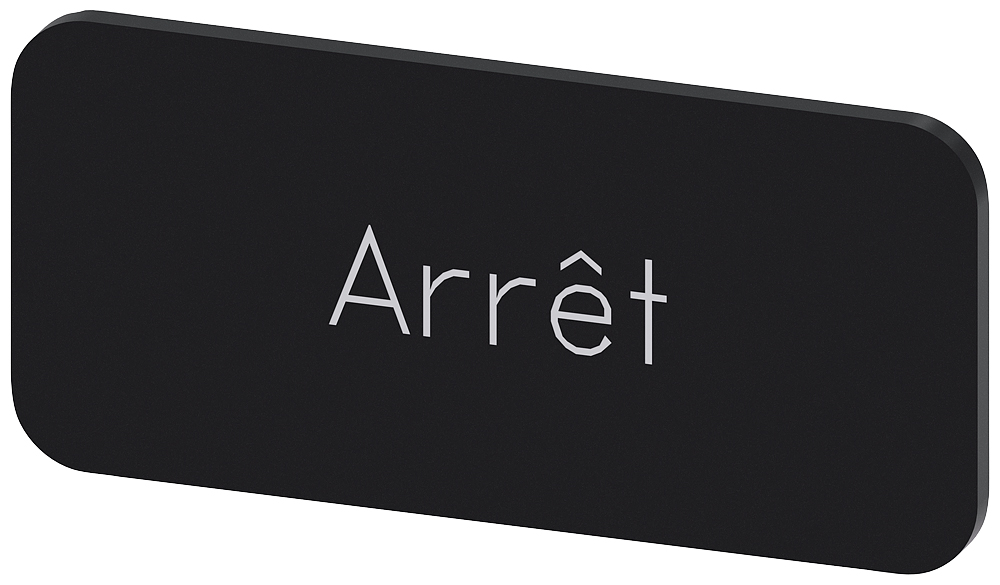 Siemens Labeling plate, Arrêt