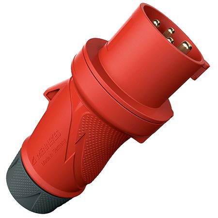 MENNEKES, PowerTOP Xtra IP54 Red 4P Connector Plug, Rated At 32A, 400 V