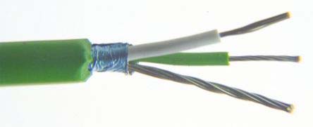 RS PRO Type T Thermocouple Cable/Wire, 200m, Screened, PVC Mylar Insulation, +105°C Max, 7/0.2mm