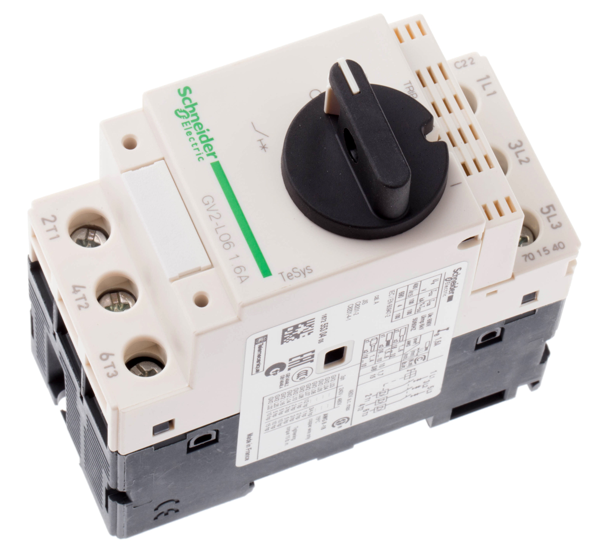 Schneider Electric TeSys 690 V Motor Protection Circuit Breaker, 3P Channels, 1 → 1.7 A, 4 kA