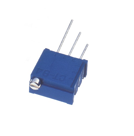 Through Hole Trimmer Potentiometer 0.5W Top Adjust Nidec Components