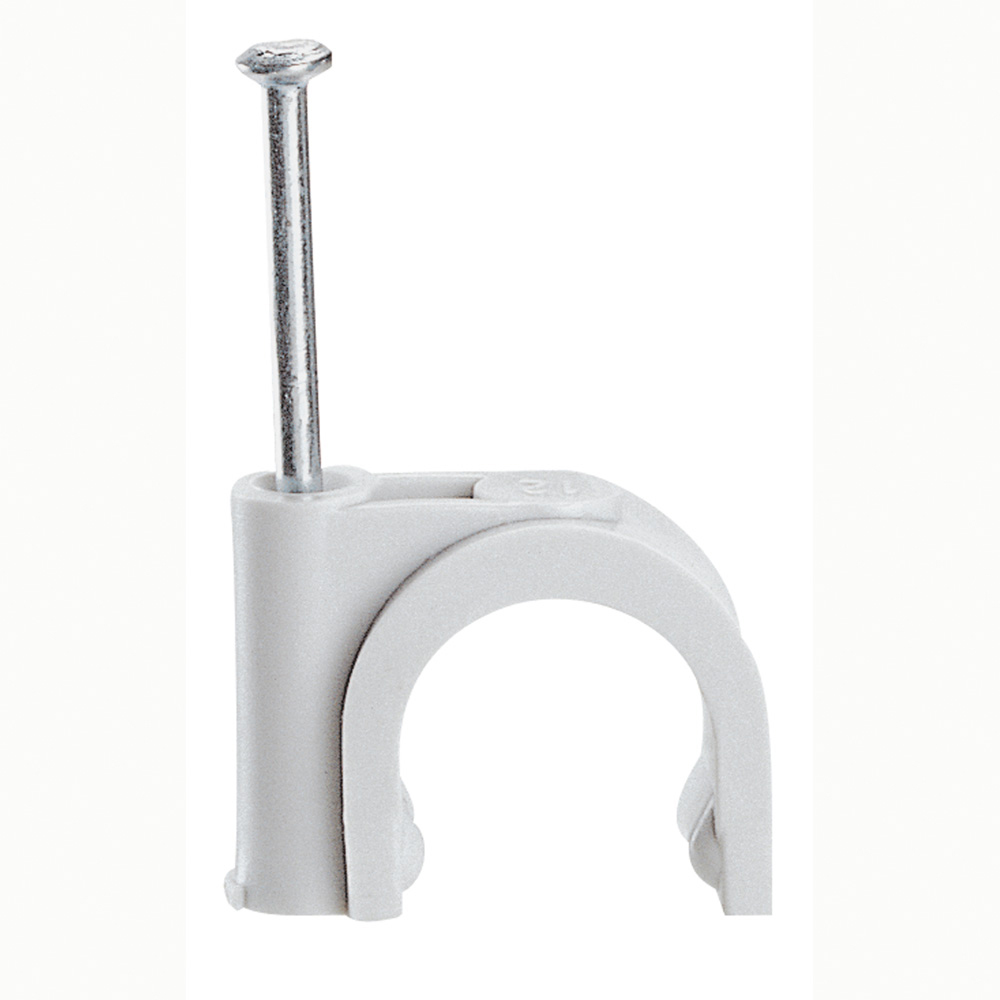 Legrand White Plastic Clip, 7mm Max. Bundle