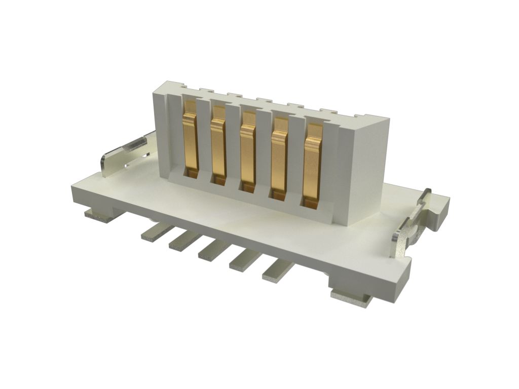 Amphenol Communications Solutions Conan Lite Series Vertical Surface PCB Header, 11 Contact(s), 1 mm Pitch, Shrouded
