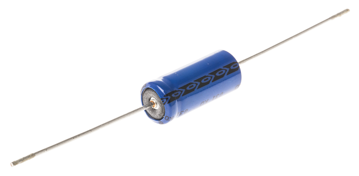 Vishay 100μF Aluminium Electrolytic Capacitor 40V dc, Axial, Through Hole - MAL203137101E3