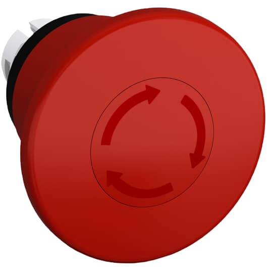 ABB, Twist Release, Emergency Stop Push Button Head