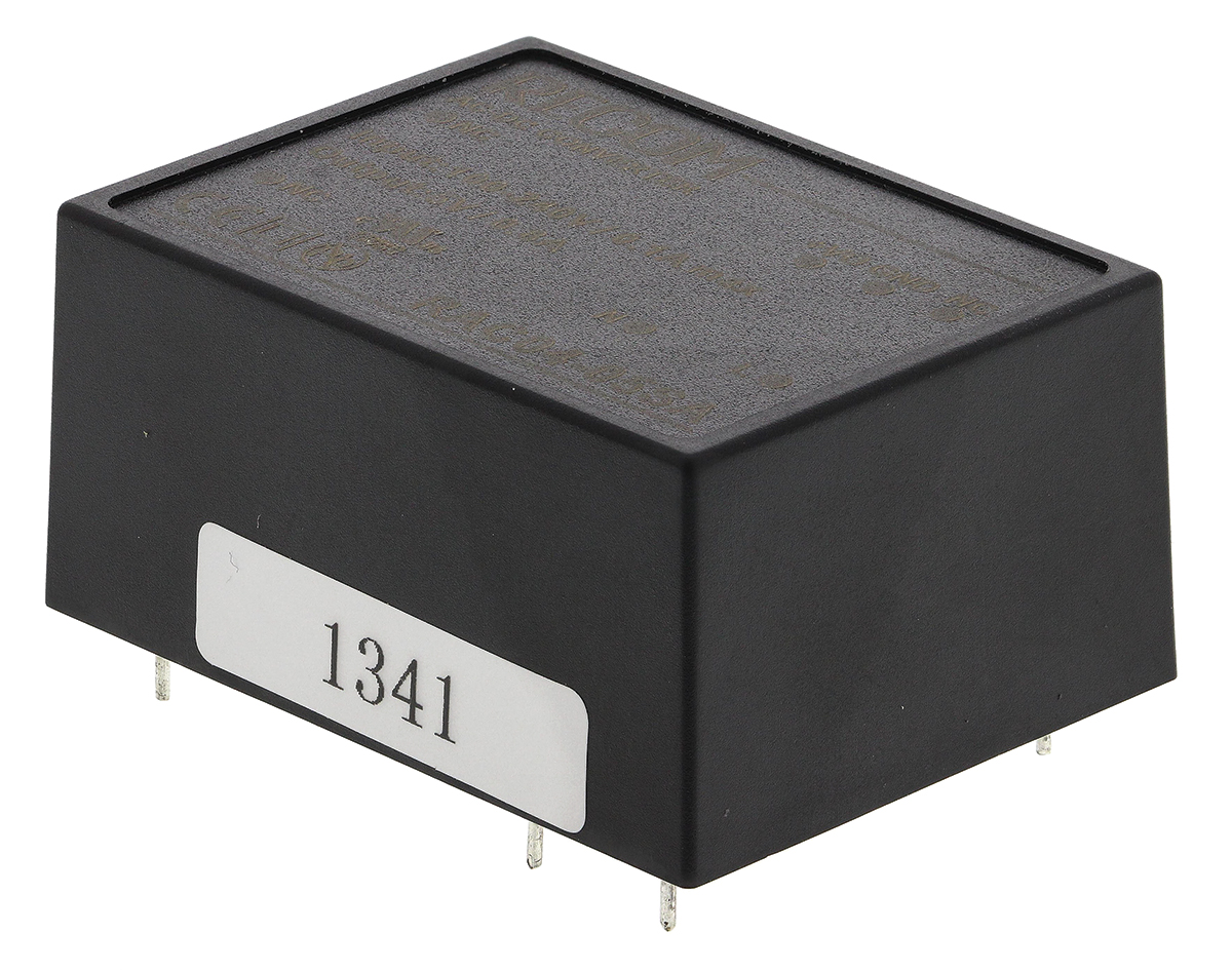 Recom Switching Power Supply, RAC04-05SA, 5V dc, 800mA, 4W, 1 Output, 90 → 264 V ac, 90 → 305 V ac Input