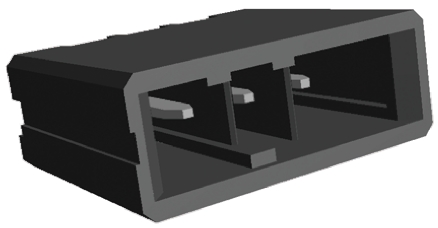 TE Connectivity Dynamic 3000 Series Straight Through Hole PCB Header, 3 Contact(s), 5.08 mm Pitch, 1 Row, Shrouded