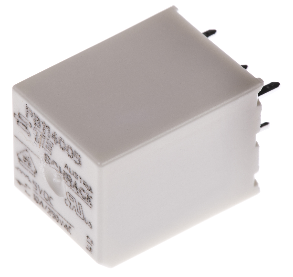 TE Connectivity PCB Mount Power Relay, 5V dc Coil, 10A Switching Current, SPDT