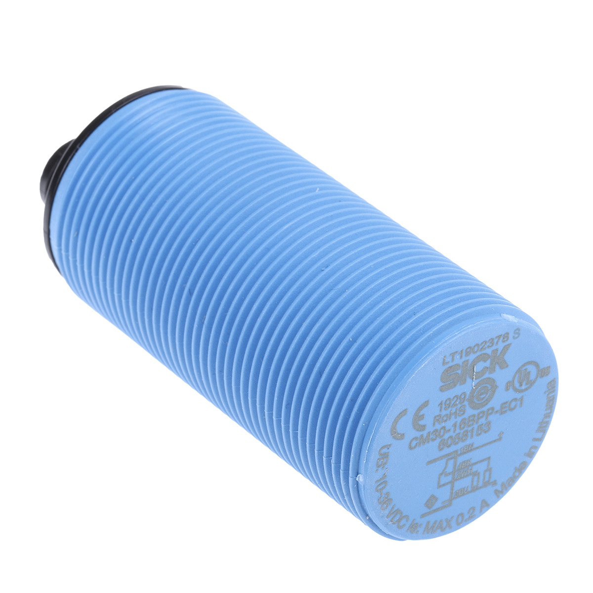 Sick Capacitive sensor 3 → 16 mm length 74mm PNP supply voltage 10 → 36 V dc IP68, IP69K