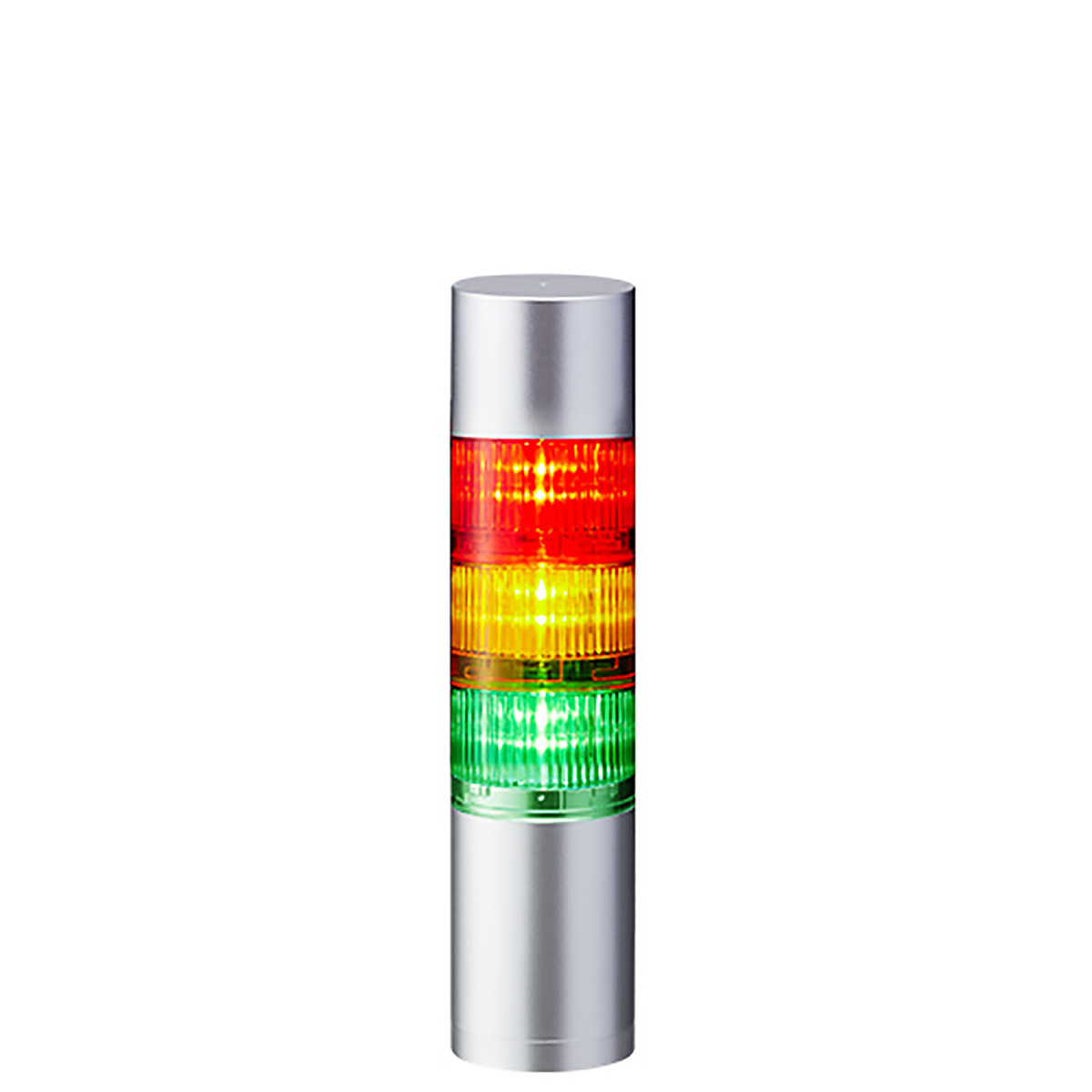 Patlite LR6 Series Coloured Buzzer Signal Tower, 3 Lights, 24 V dc, Direct Mount